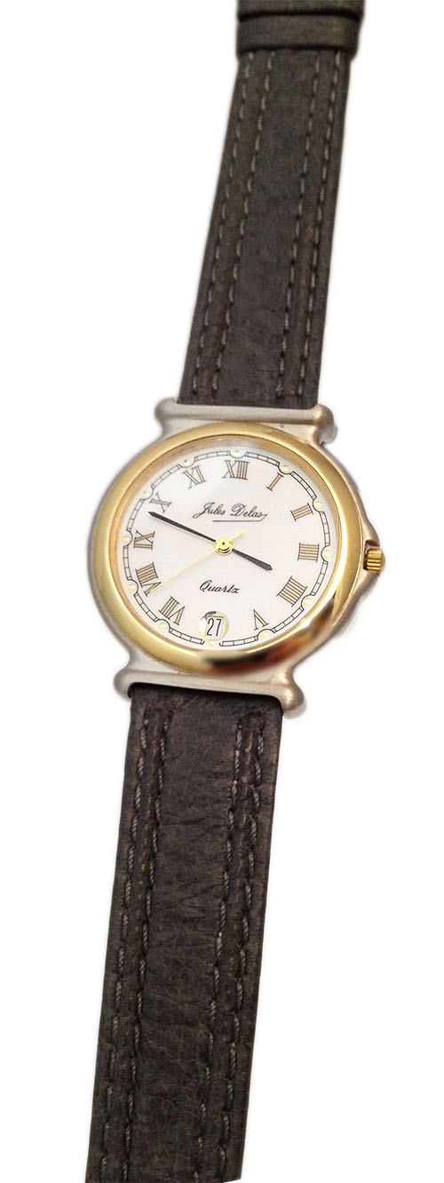 Montre Homme Chronographe Jules Delas Avec Date – Neuf De Boutique, Style Vintage